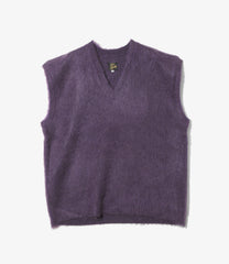 Mohair Knit Vest - Solid
