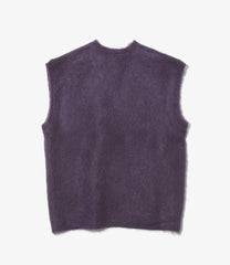 Mohair Knit Vest - Solid