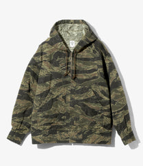 Zip Work Hoody-Skull Quilt/TigerCamo