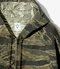 Zip Work Hoody-Skull Quilt/TigerCamo