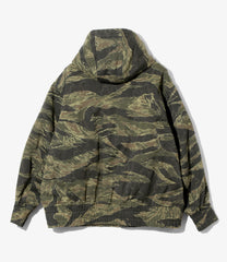 Zip Work Hoody-Skull Quilt/TigerCamo