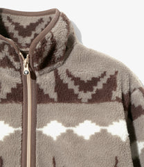 Piping Jacket - Poly Boa Jacquard