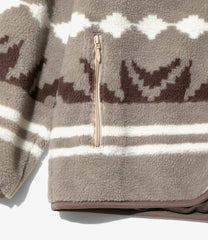 Piping Jacket - Poly Boa Jacquard