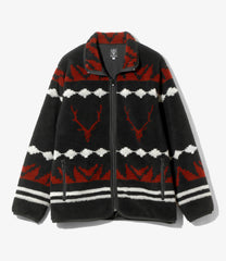 Piping Jacket - Poly Boa Jacquard