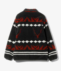 Piping Jacket - Poly Boa Jacquard