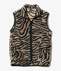 Piping Vest - Poly Fleece / Printed