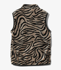 Piping Vest - Poly Fleece / Printed