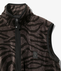Piping Vest - Poly Fleece / Printed