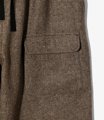 String Balloon Pant - Wool Nep Tweed
