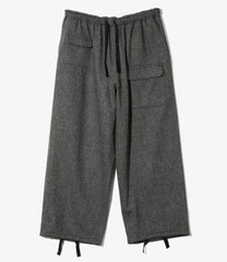 String Balloon Pant - Wool Nep Tweed