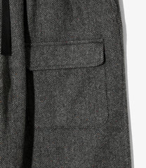 String Balloon Pant - Wool Nep Tweed