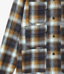 6 Pocket Shirt - Cotton Plaid