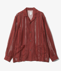L/S Cabana Shirt - Poly Lace Jq.