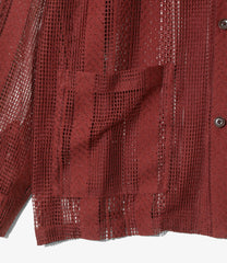L/S Cabana Shirt - Poly Lace Jq.