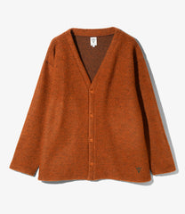 S.S. V Neck Cardigan - Boiled Jersey