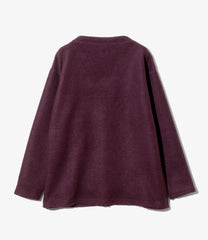 S.S. V Neck Cardigan - Boiled Jersey