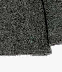 S.S. V Neck Cardigan - Boiled Jersey
