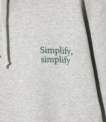 Emb. Hooded Sweat Shirt - Cotton French Terry