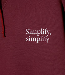 Emb. Hooded Sweat Shirt - Cotton French Terry