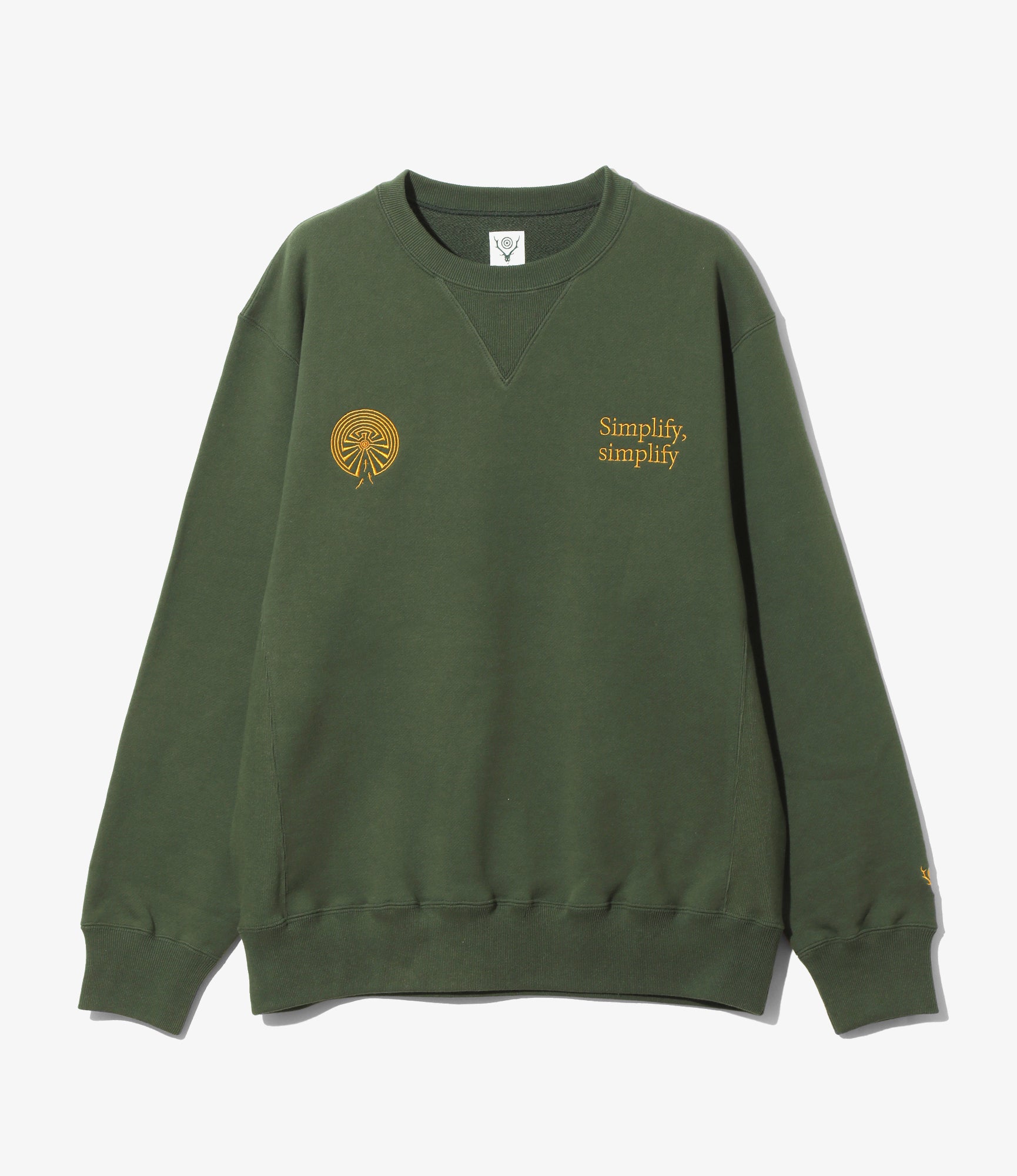トップス South2 West8 Crew Neck Sweat Shirt South2 West8 Crew Neck Sweat Shirt - Cotton Jersey / Circle