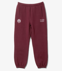 Emb. String Sweat Pant - Cotton French Terry
