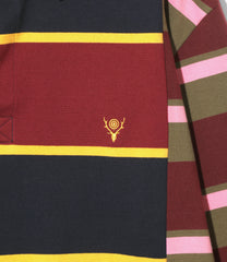 Rugger Shirt - Cotton Plainstitch / Crazy Pattern A
