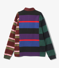 Rugger Shirt - Cotton Plainstitch / Crazy Pattern A