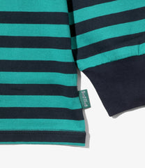 L/S Round Pocket Tee - Stripe Jersey