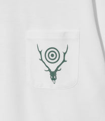 L/S Round Pocket Tee - Circle Horn