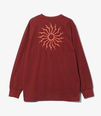 L/S Round Pocket Tee - Circle Horn
