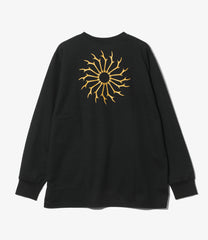 L/S Round Pocket Tee - Circle Horn