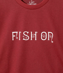 L/S Crew Neck Tee - FISH ON