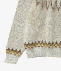 Mohair Crew Neck Sweater - Nordic Skull