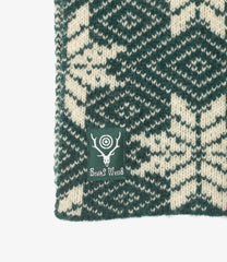 Knit Scarf - Snowflakes