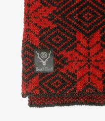 Knit Scarf - Snowflakes