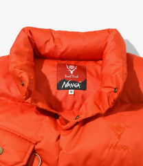 〈SOUTH2 WEST8〉x〈NANGA〉River Trek Down Vest - PE Ripstop
