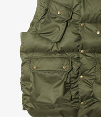 〈SOUTH2 WEST8〉x〈NANGA〉River Trek Down Vest - PE Ripstop