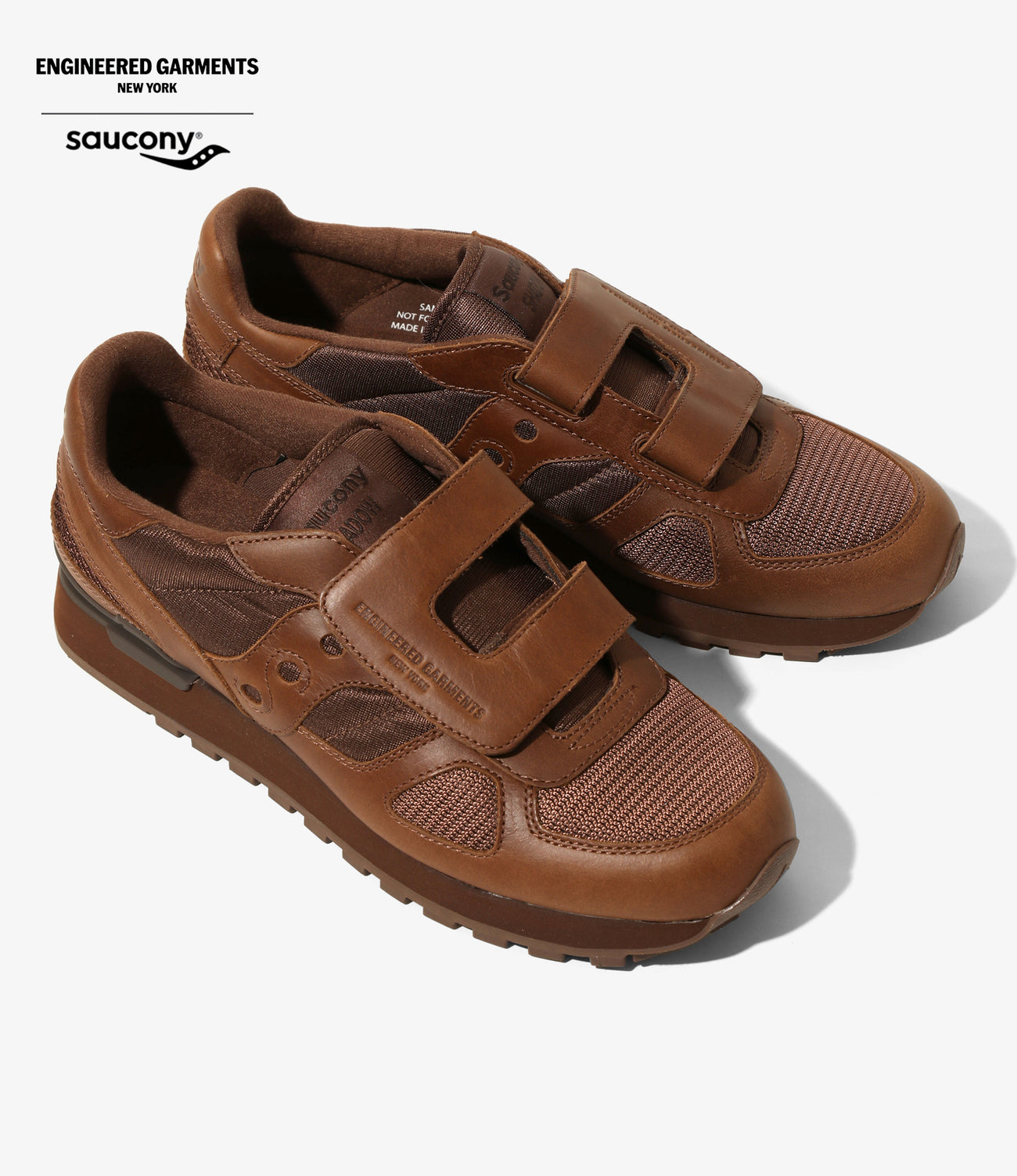 ア*ン様 エレガブ 【カイジュウボーイ スナノヘイタイ】 インディーズ 茶色 ソ ENGINEERED GARMENTS〉x〈SAUCONY〉Shadow Original Velcro