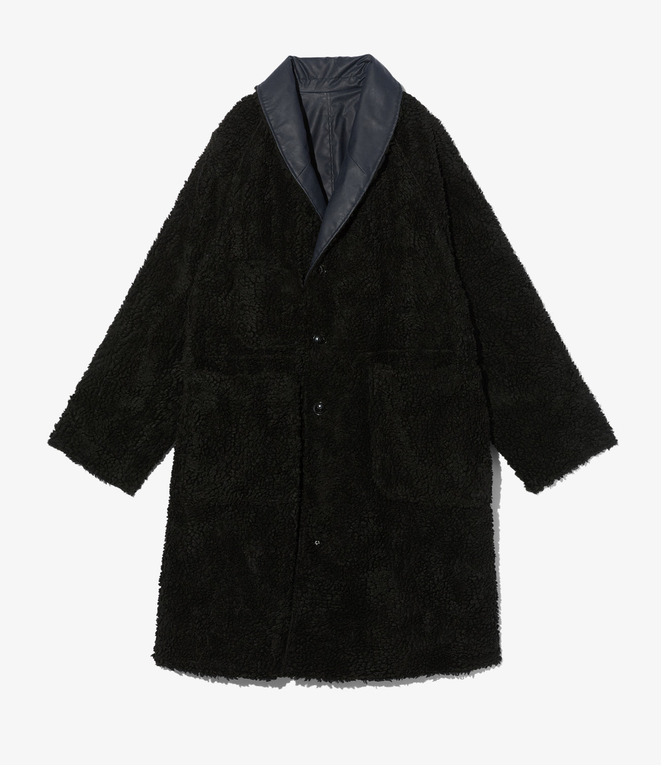 Shawl Collar Rev. Coat - CoatedCloth