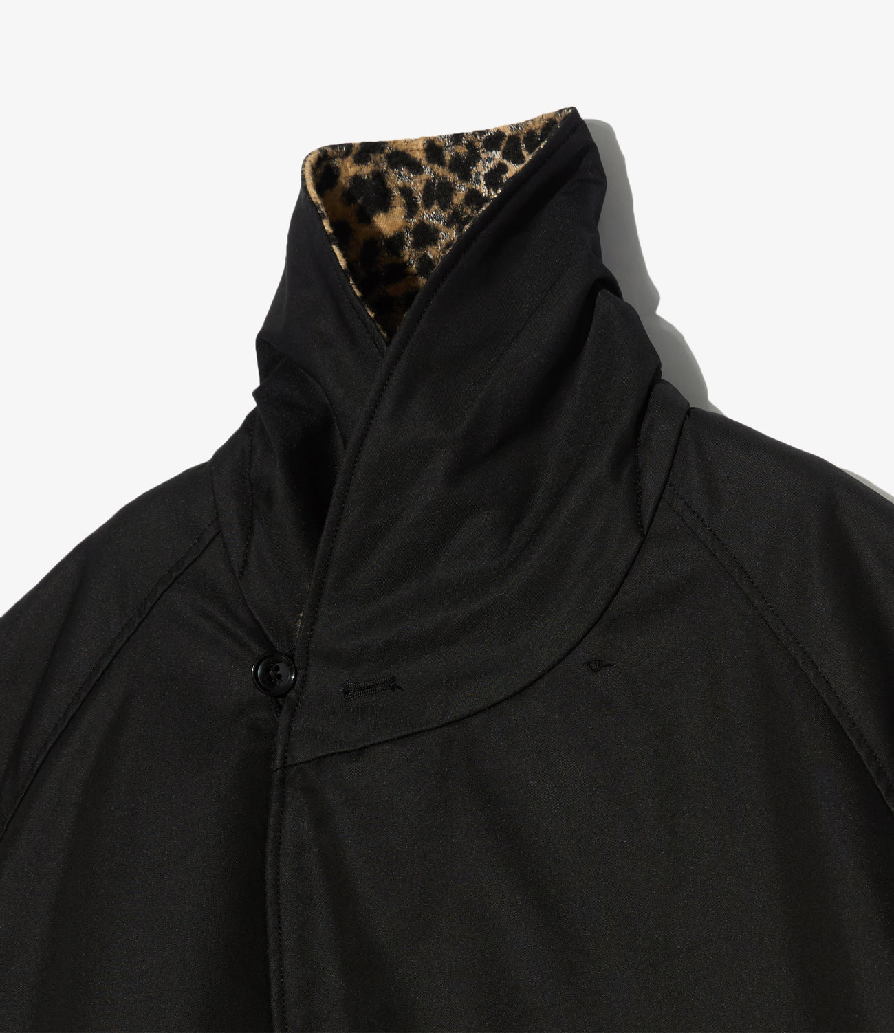 Shawl Collar Rev Coat - Irides Twill