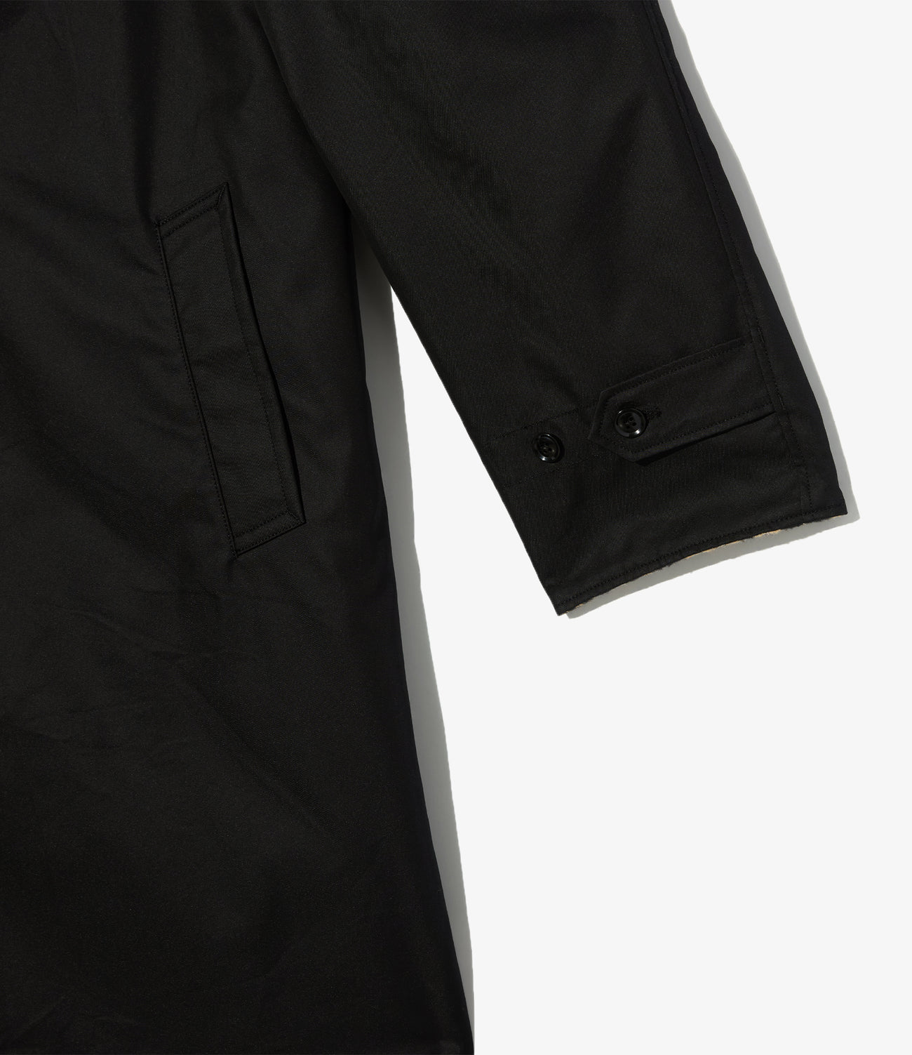 Shawl Collar Rev Coat - Irides Twill