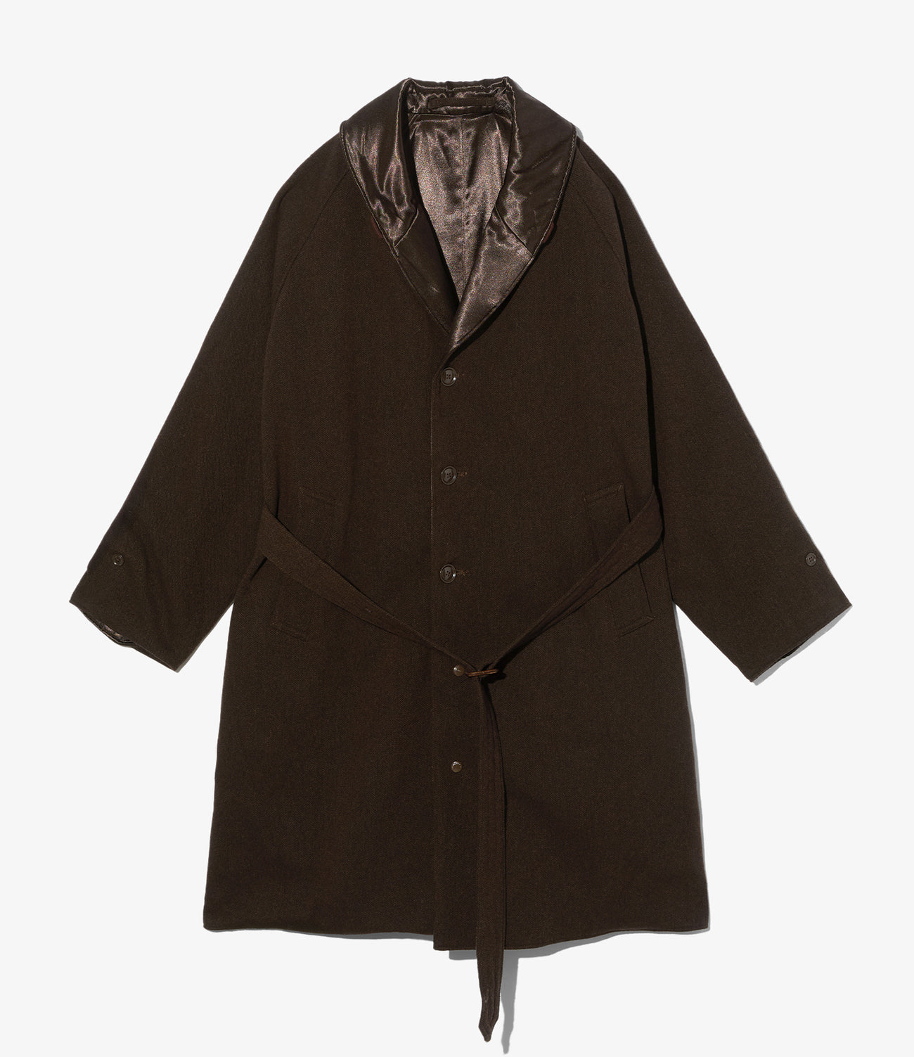 Shawl Collar Rev. Coat - Heavy Tweed