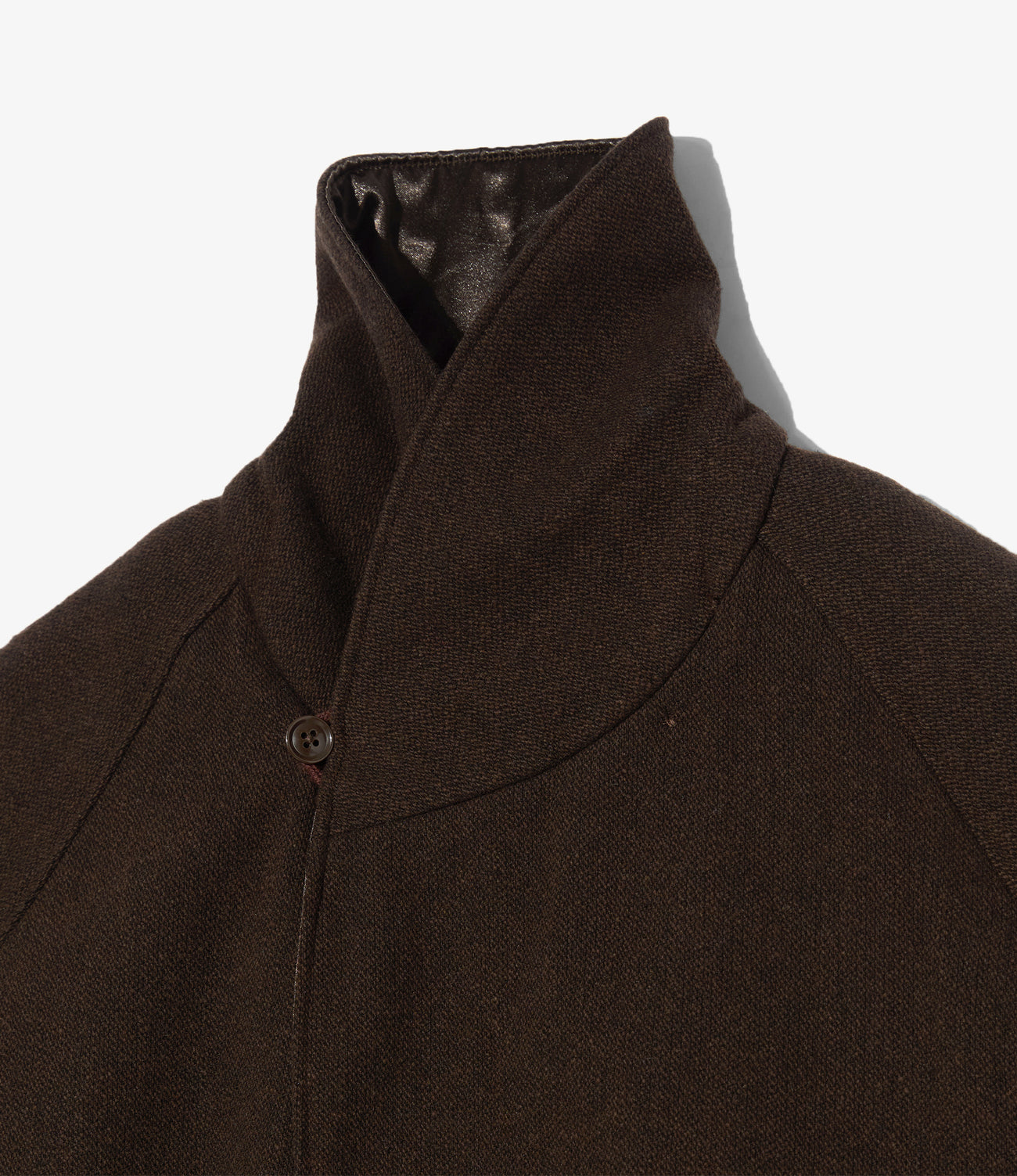 Shawl Collar Rev. Coat - Heavy Tweed