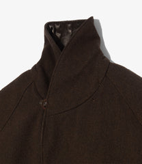 Shawl Collar Rev. Coat - Heavy Tweed