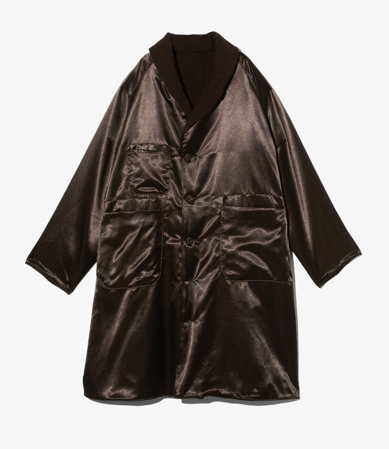 Shawl Collar Rev. Coat - Heavy Tweed