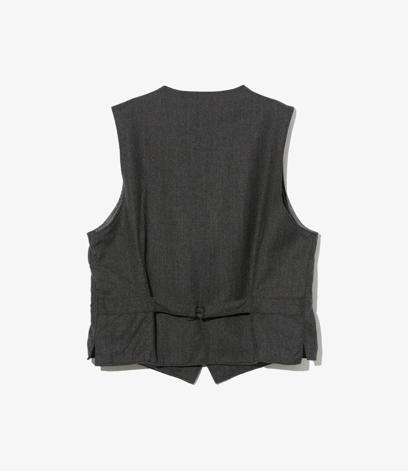 Shawl Collar Cinch Vest - High Count Worsted Wool