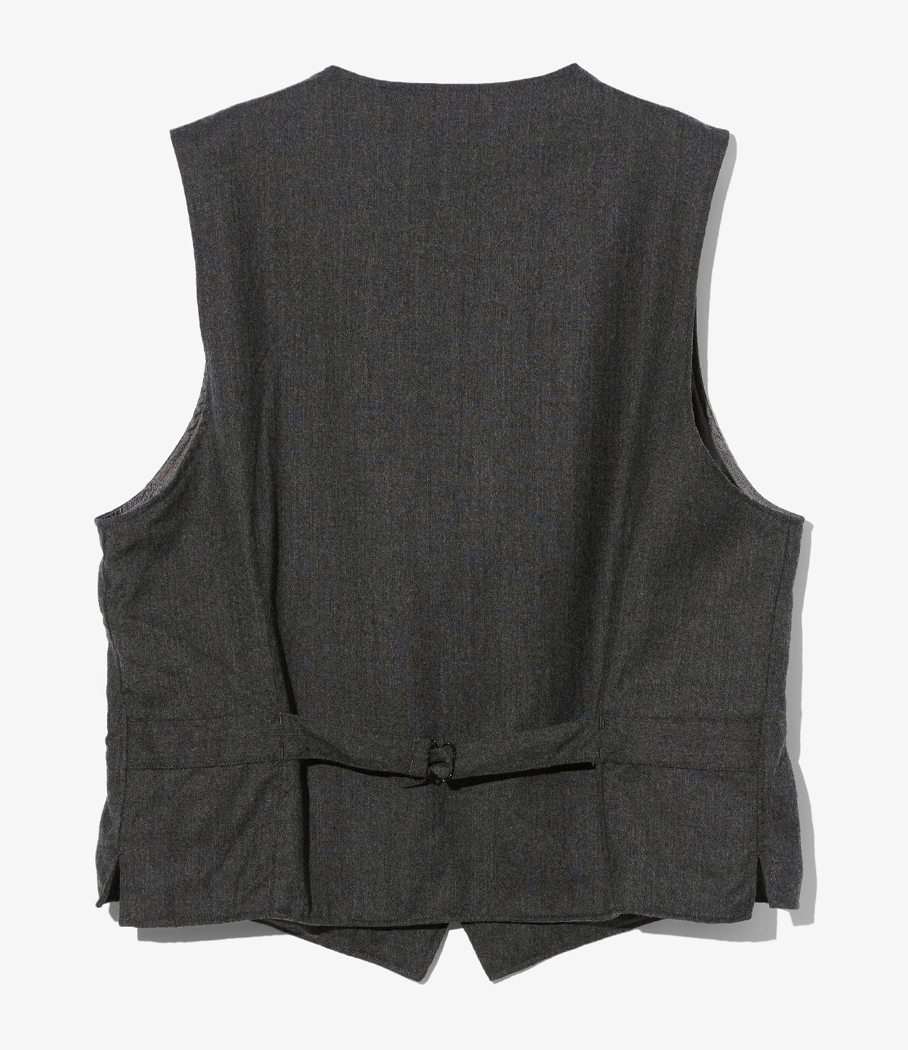 Shawl Collar Cinch Vest - High Count Worsted Wool