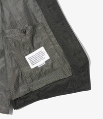 Shawl Collar Cinch Vest - High Count Worsted Wool