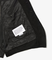 Shawl Collar Cinch Vest - High Count Worsted Wool
