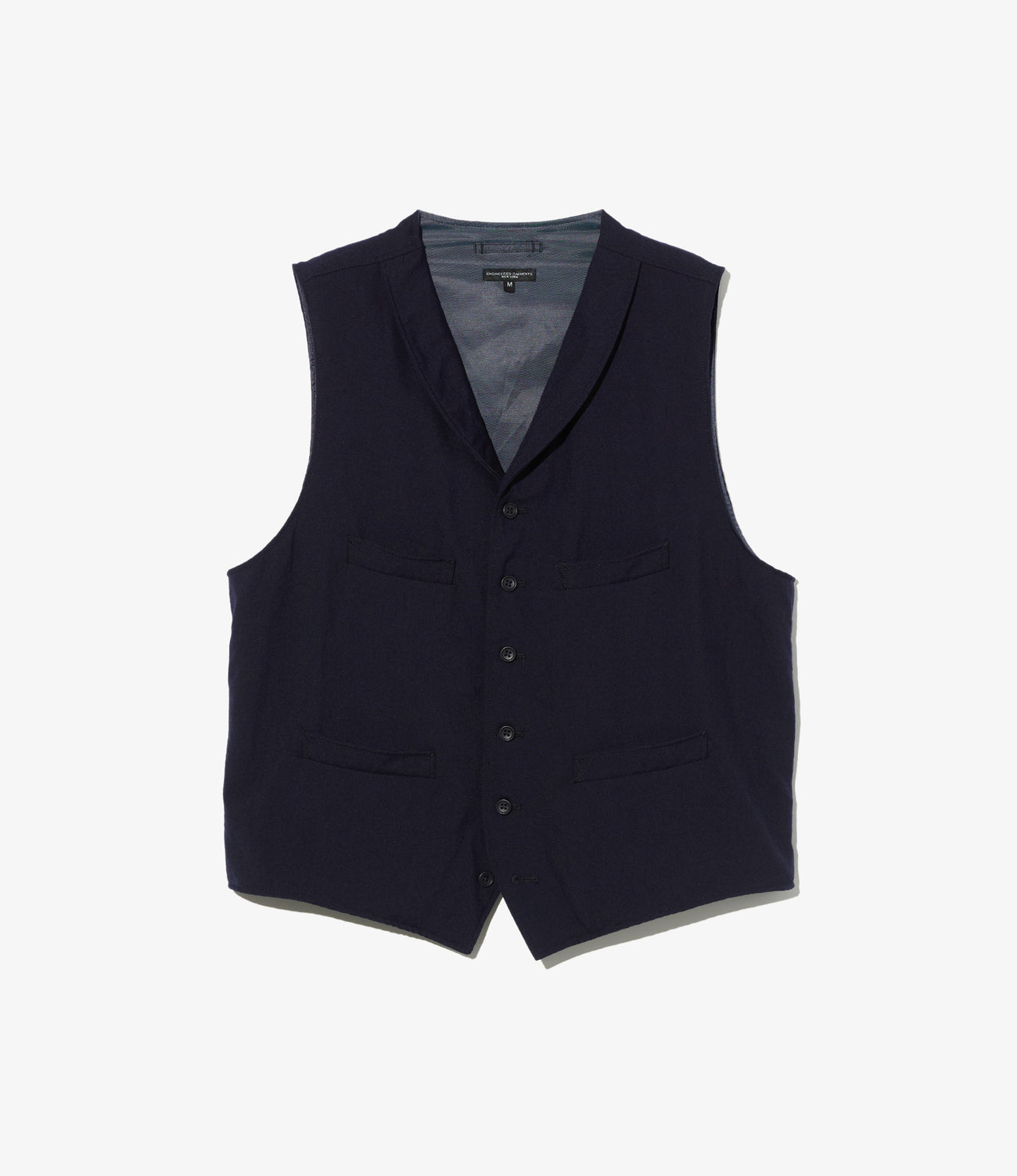 Shawl Collar Cinch Vest - Uniform Serge